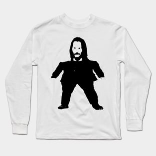 Mini Keanu Reeves Long Sleeve T-Shirt